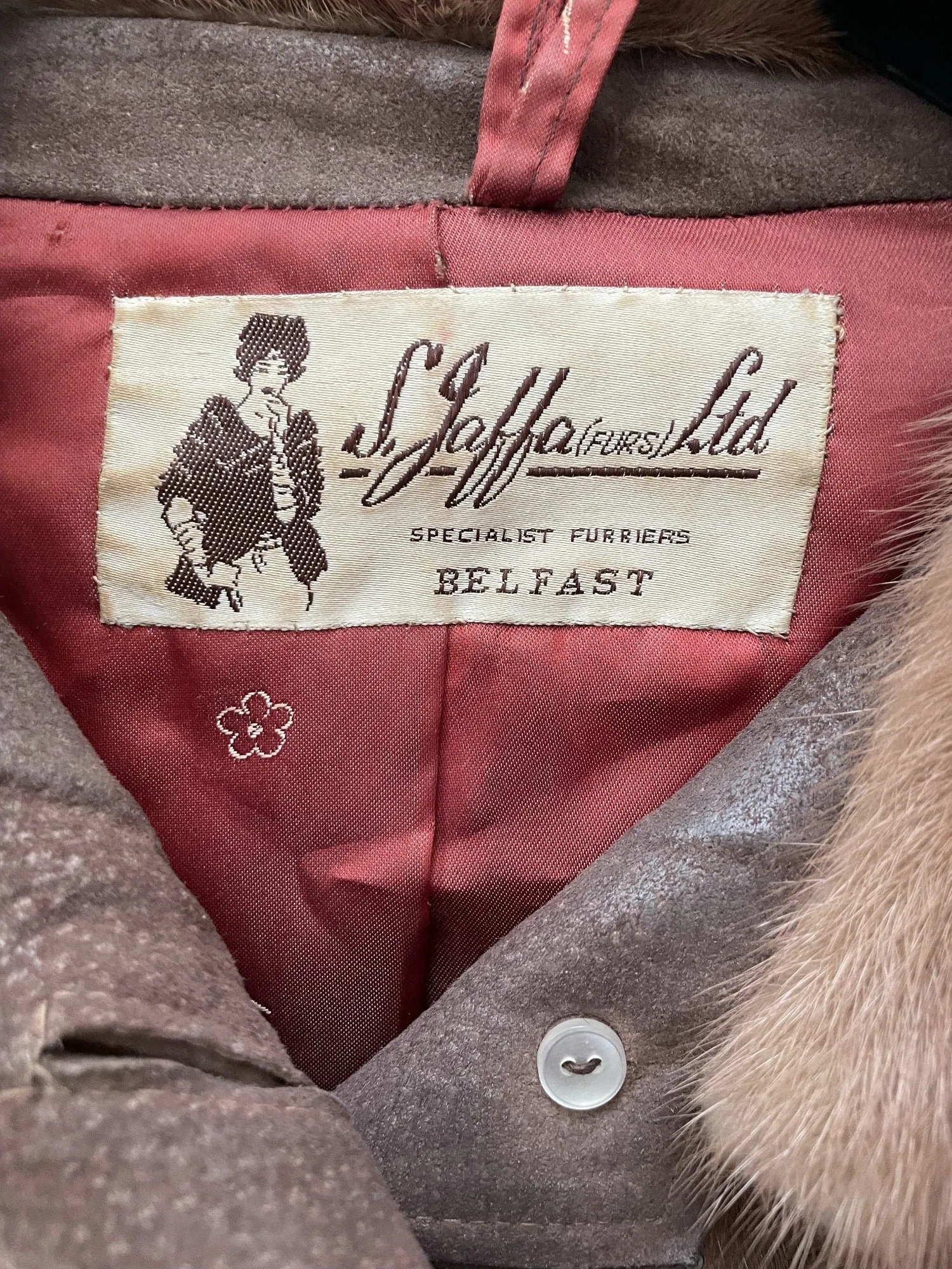 1950s Mink Fur Jacket by S. Jaff Furs Ltd - Size 12