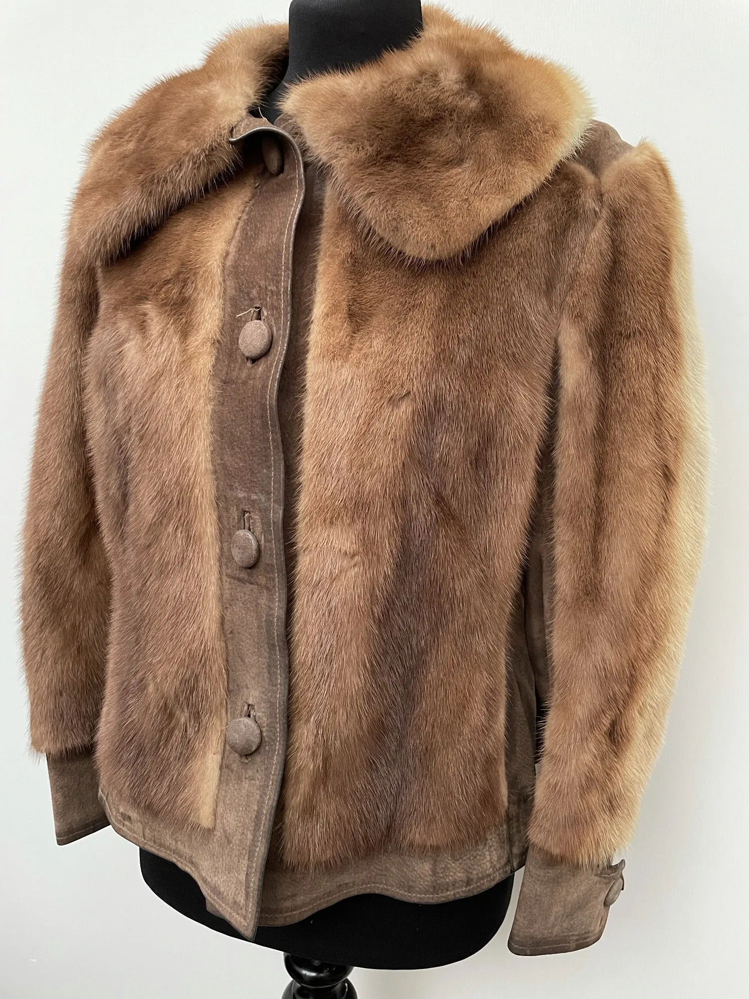 1950s Mink Fur Jacket by S. Jaff Furs Ltd - Size 12