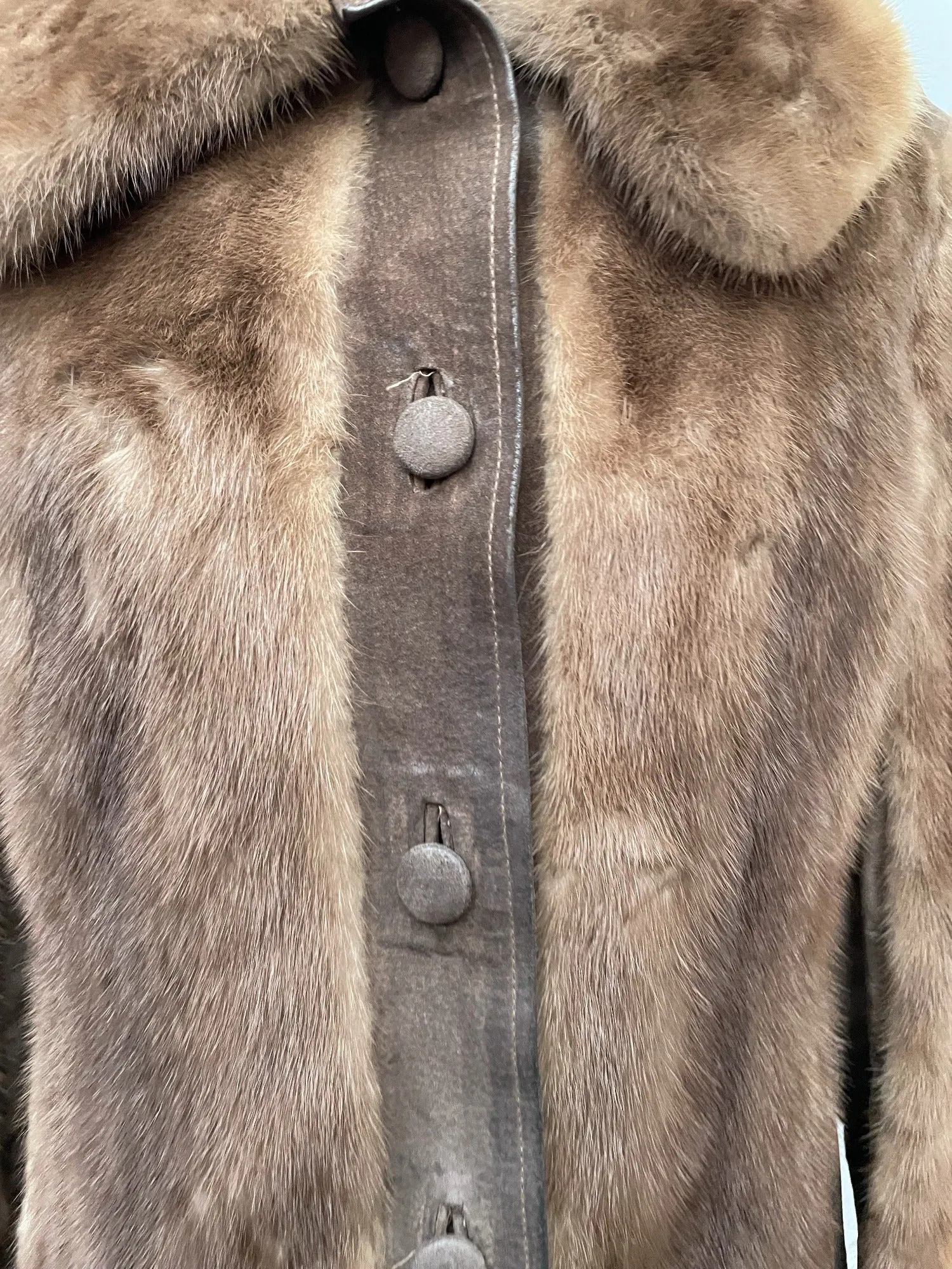 1950s Mink Fur Jacket by S. Jaff Furs Ltd - Size 12