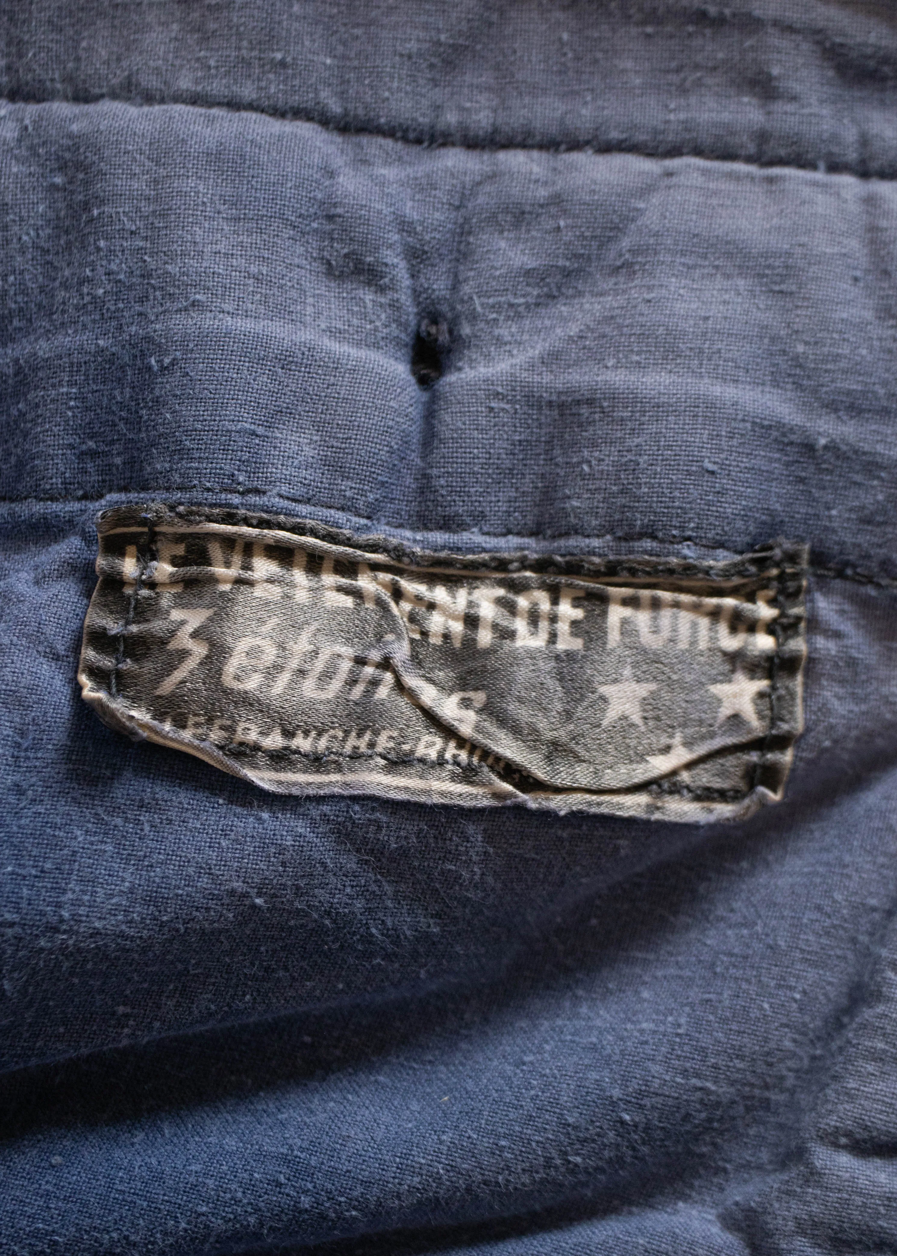 1980s French Workwear Chore Pants Size Women's 33 Men's 36