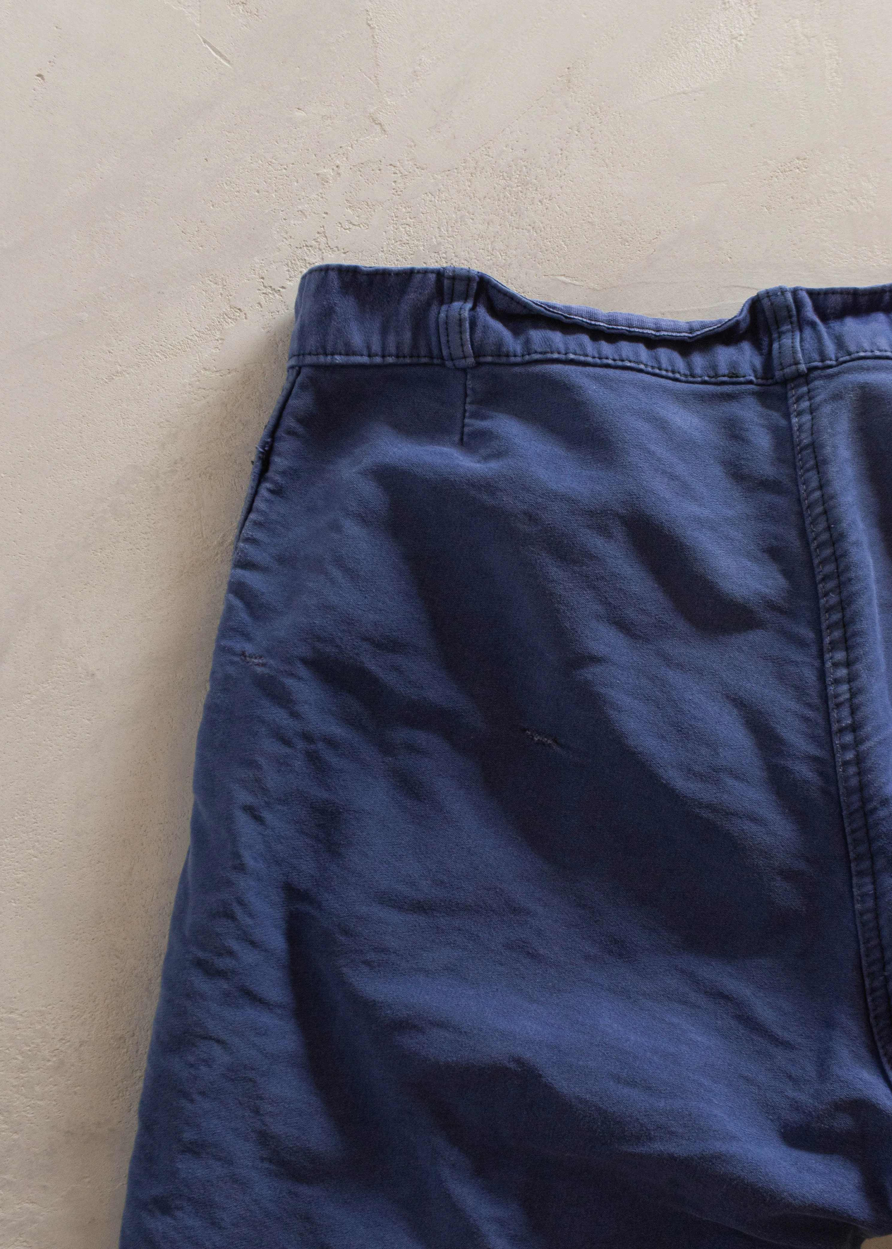 1980s French Workwear Chore Pants Size Women's 33 Men's 36