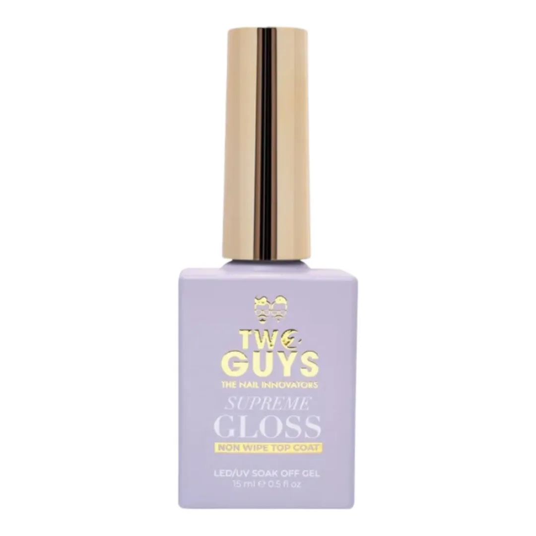 2Guys Gel Top Coat - No Wipe Supreme Gloss 15mL