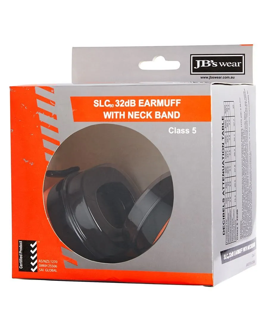 32dB Ear Muffs With Neck Band