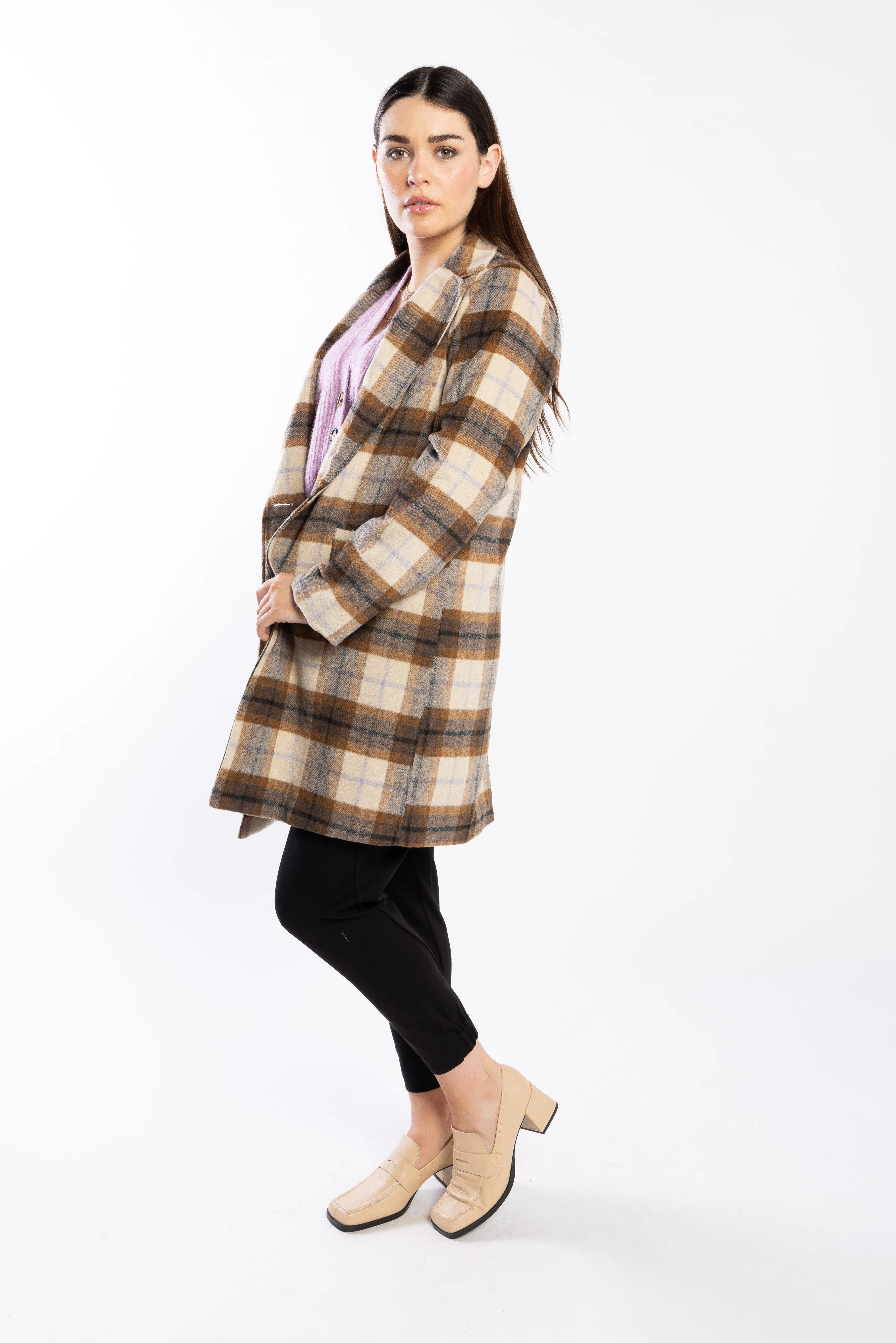 5028 - Glacier Coat - Autumn Check