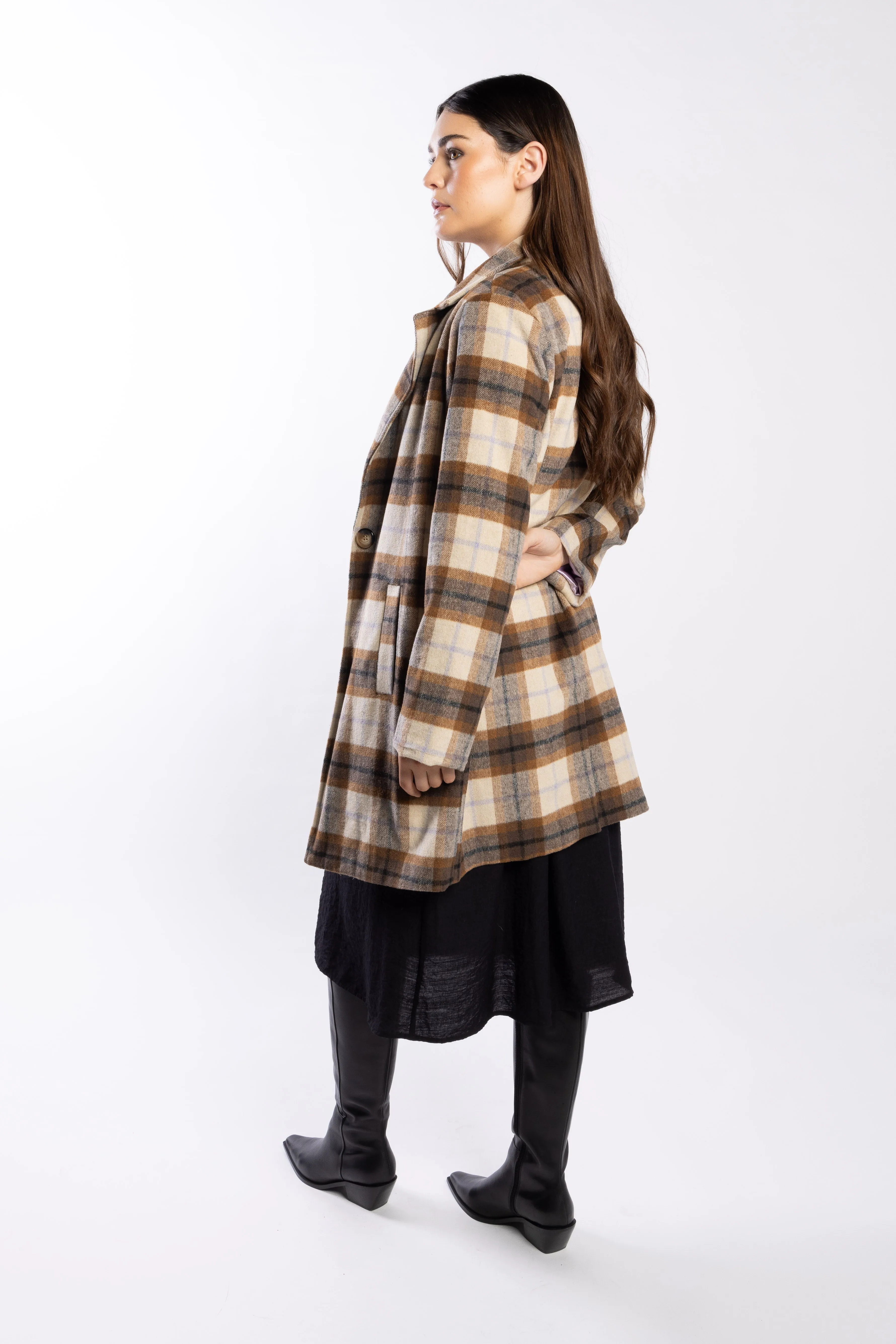 5028 - Glacier Coat - Autumn Check
