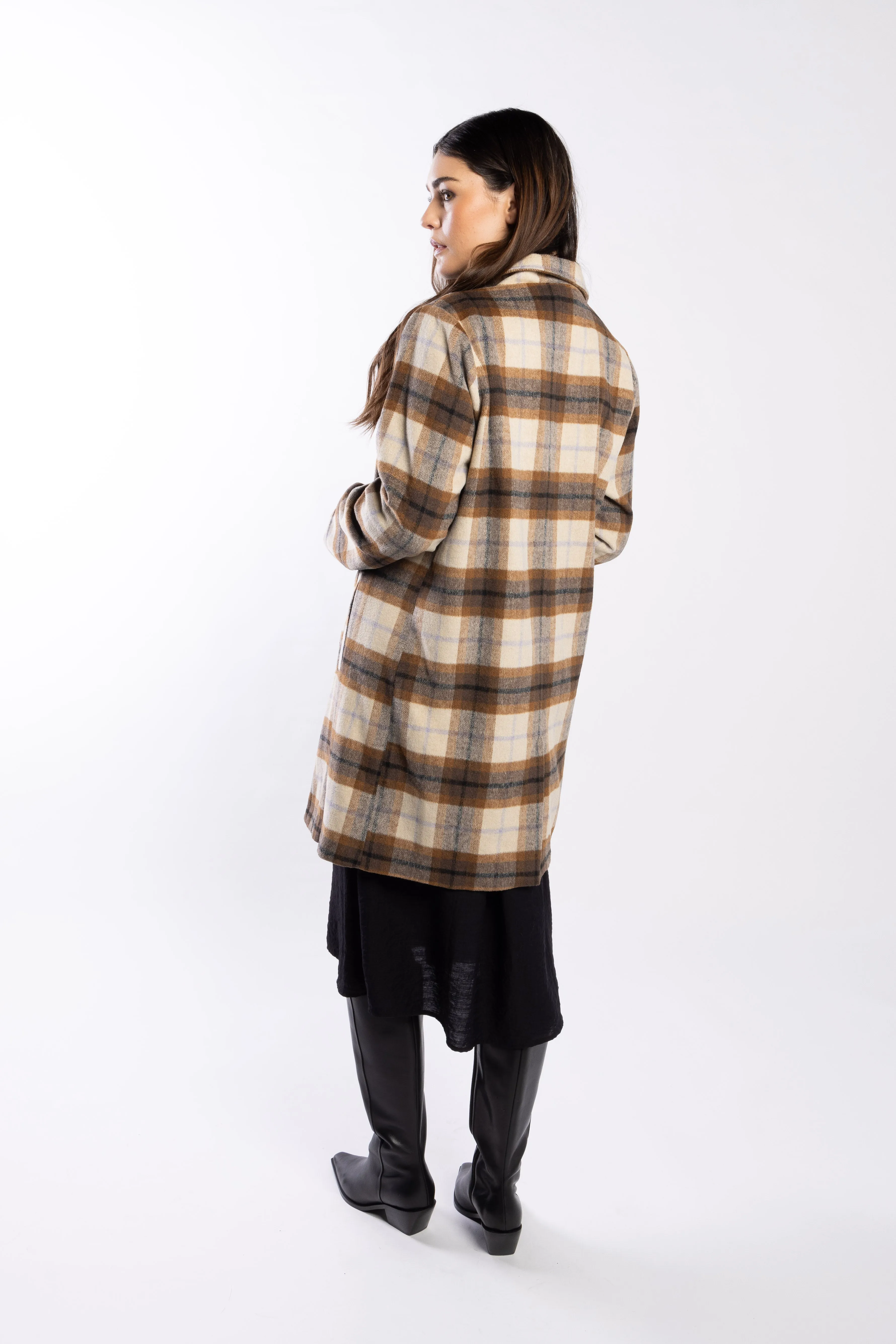 5028 - Glacier Coat - Autumn Check