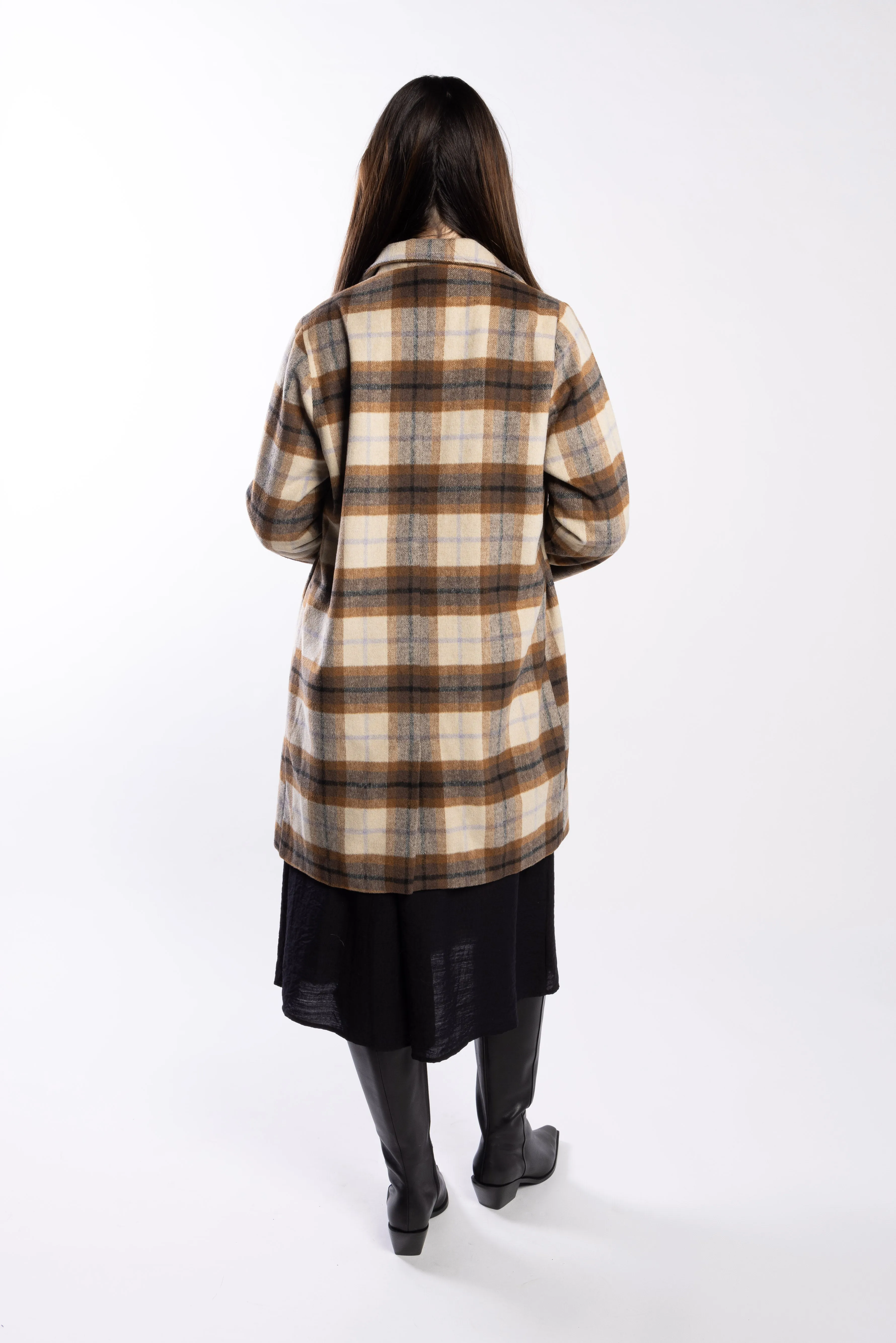 5028 - Glacier Coat - Autumn Check