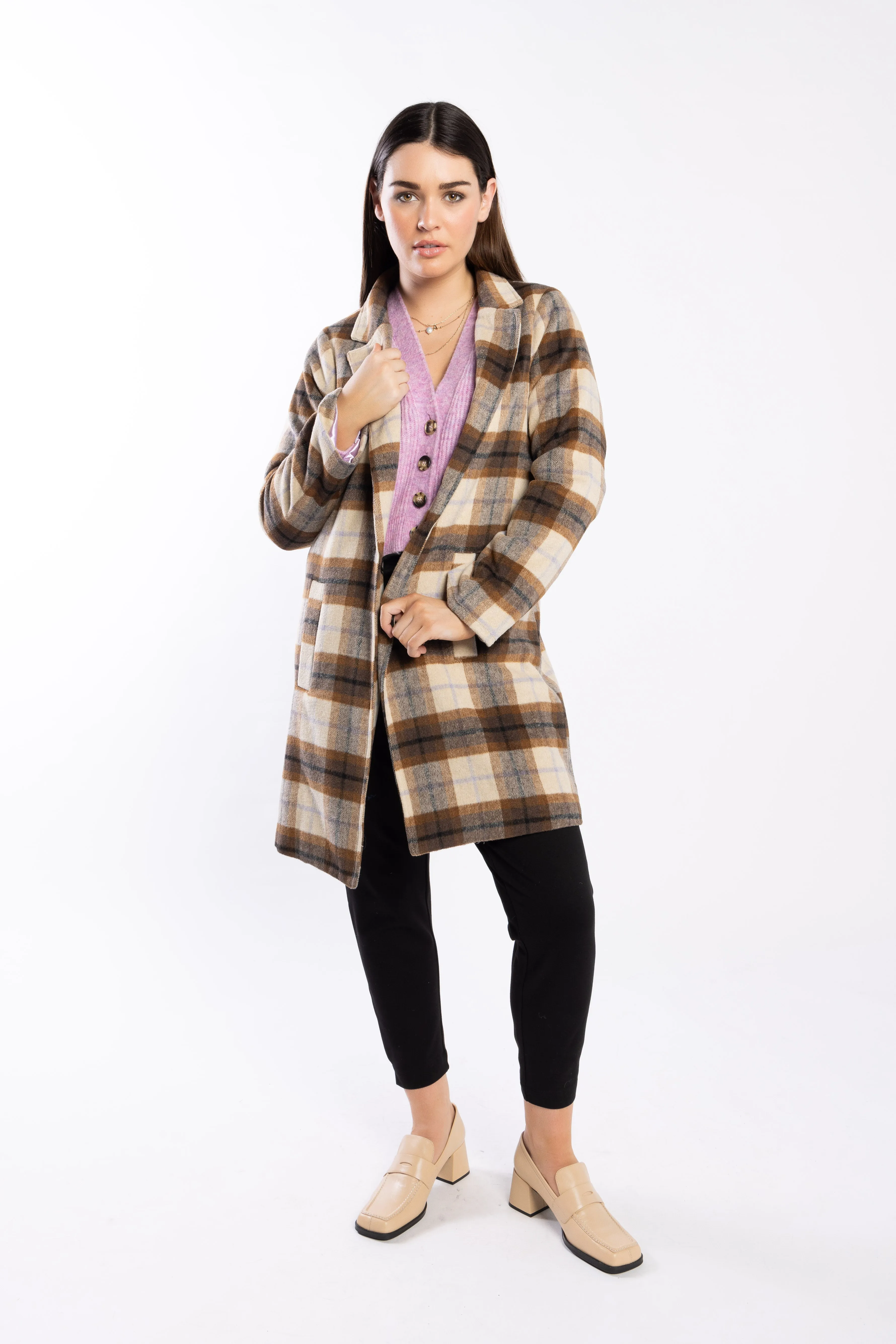 5028 - Glacier Coat - Autumn Check