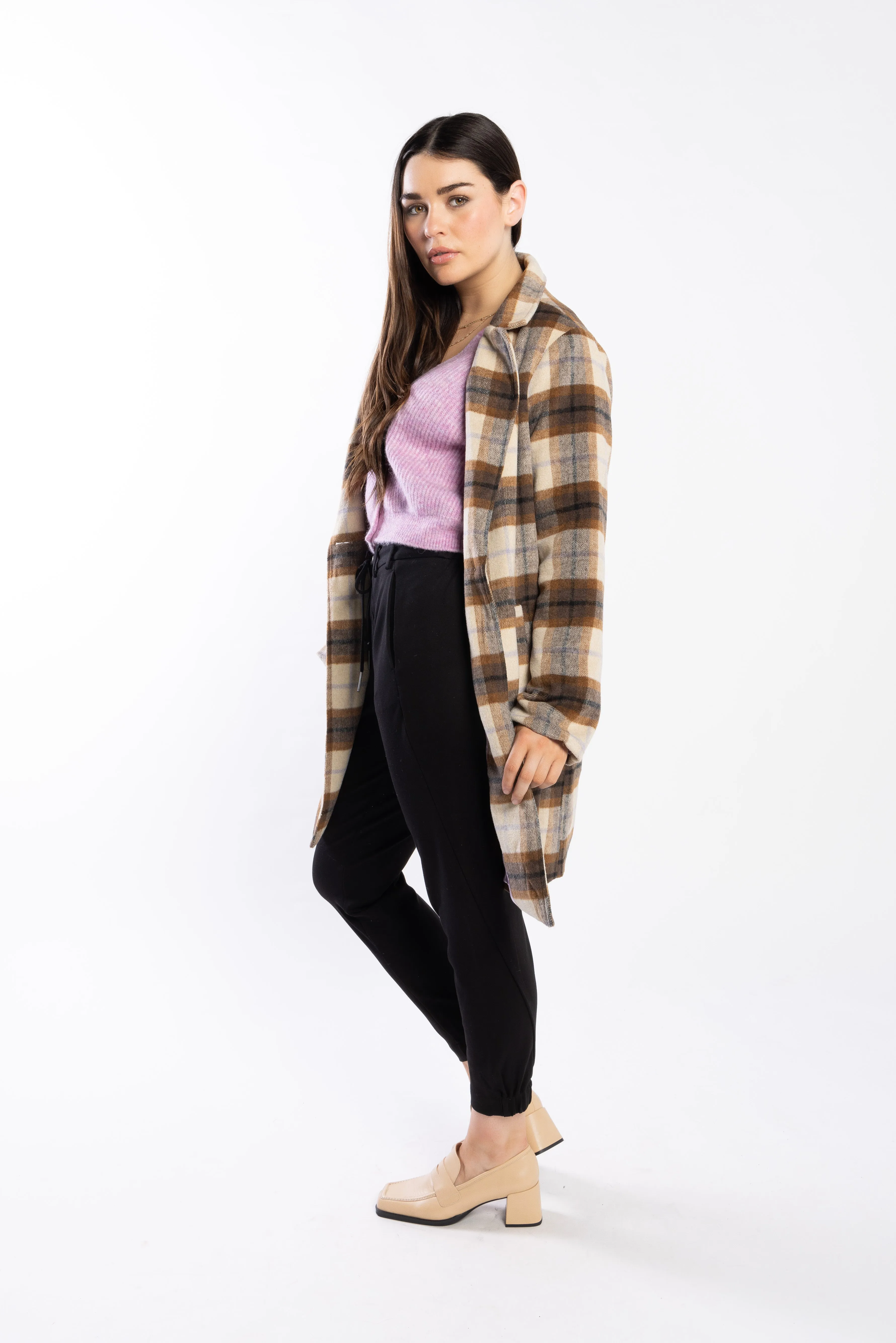 5028 - Glacier Coat - Autumn Check