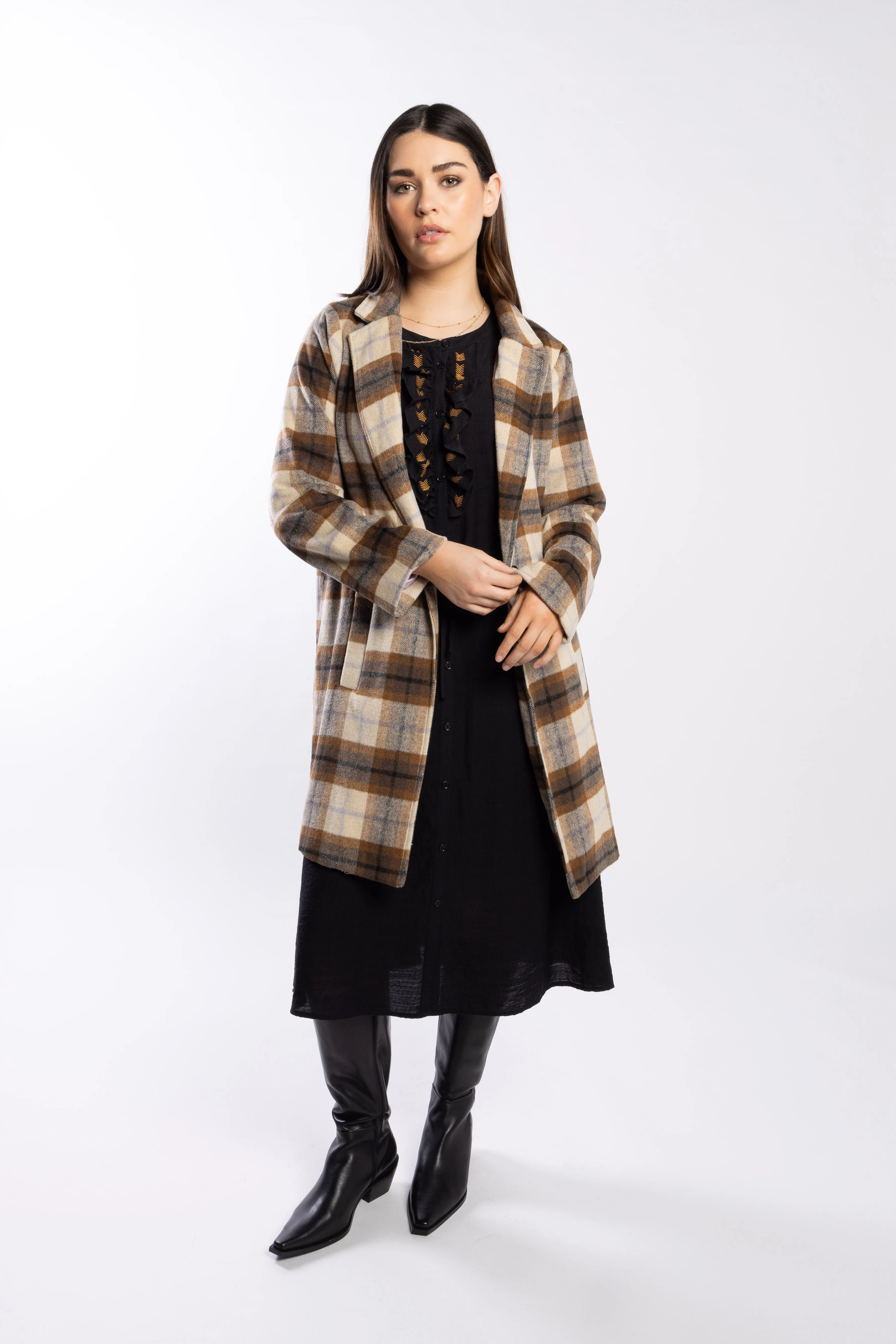 5028 - Glacier Coat - Autumn Check