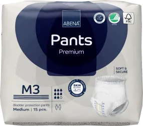 Abena Pants Premium 3 Adult Incontinence Pullup Diaper