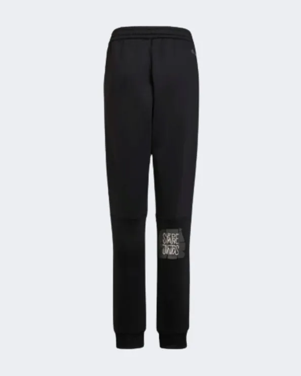 Adidas Messi Tapered Boys Training Pant Black/Orange Hg6773