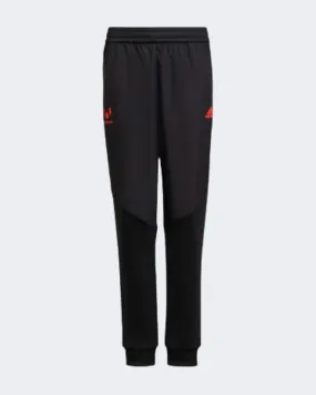 Adidas Messi Tapered Boys Training Pant Black/Orange Hg6773