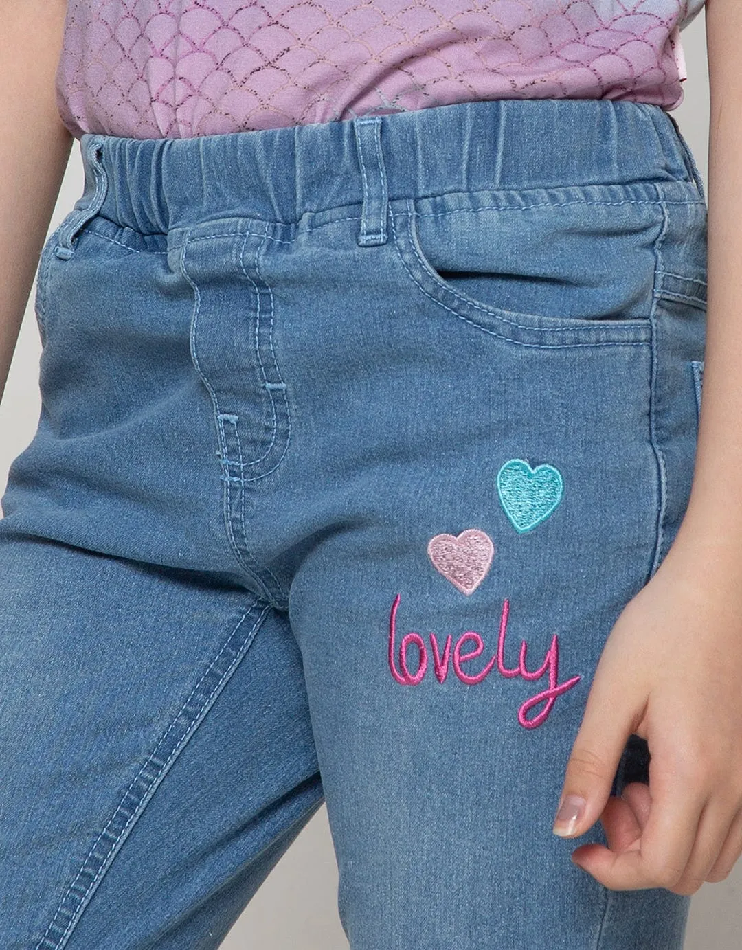 Aero Denim Long Pants Bunny
