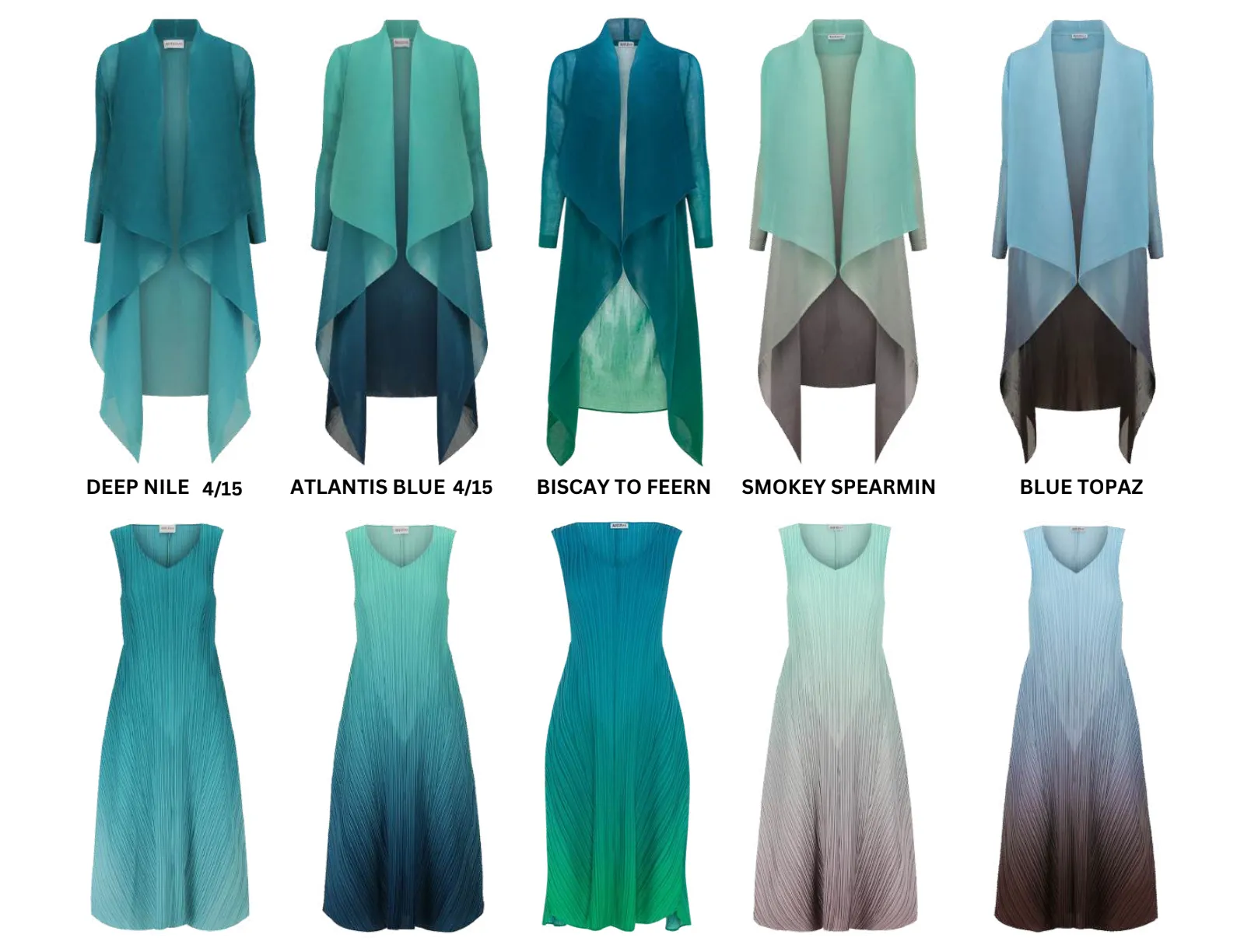 Alquema Long Collare Coat - SMOKEY SPEARMINT