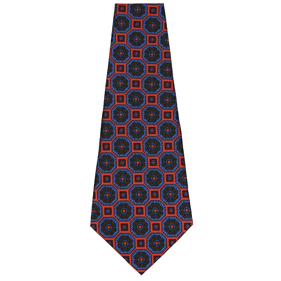 Ancient Madder Silk Bespoke Tie - Rust