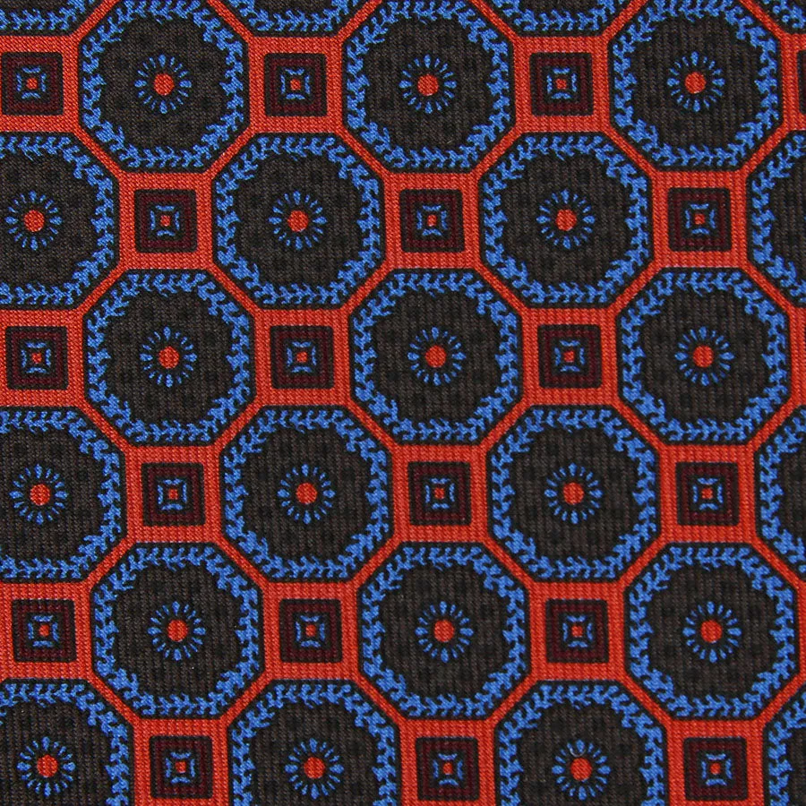 Ancient Madder Silk Bespoke Tie - Rust