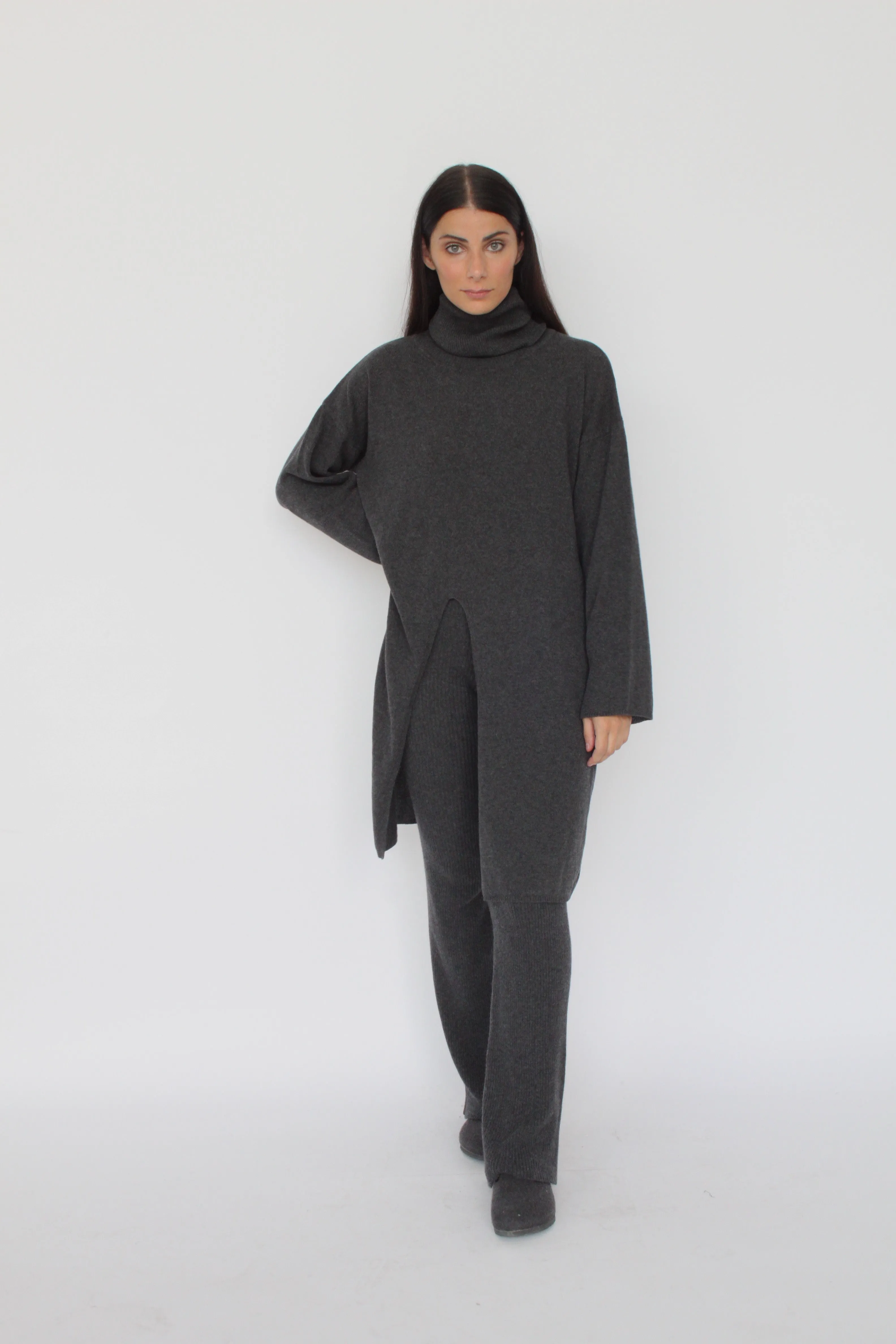 Angela Cashmere Blend Knit Trousers
