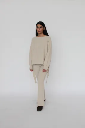 Angela Cashmere Blend Knit Trousers