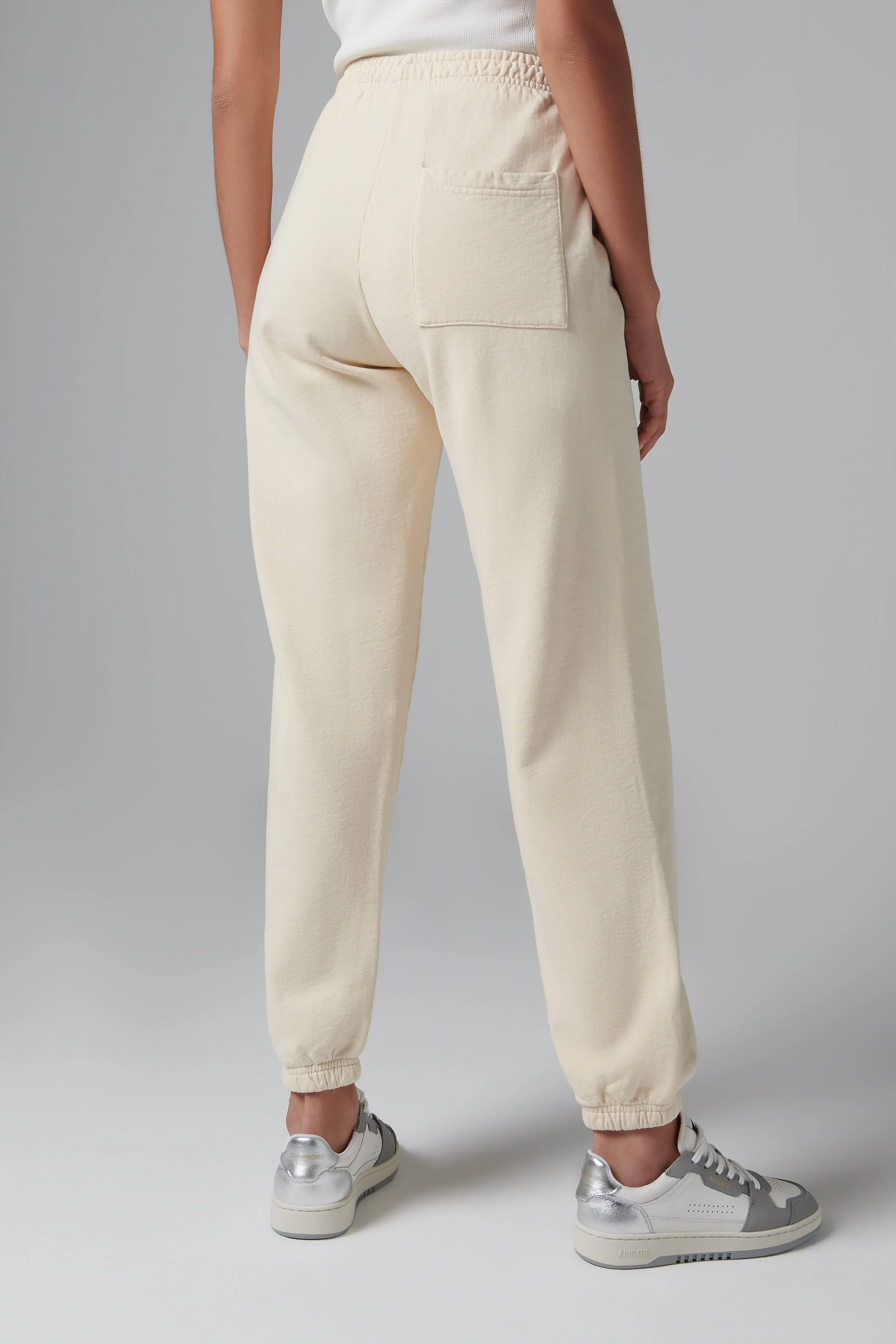Beige Team Logo Sweatpants