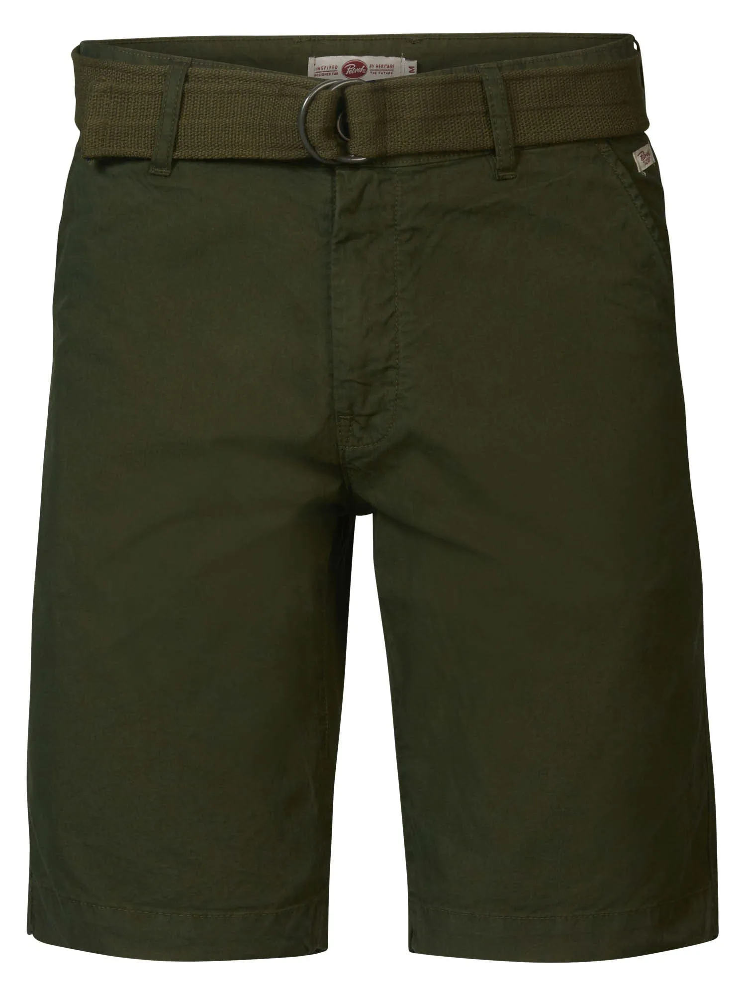 Belted chino shorts