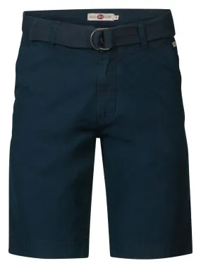 Belted chino shorts