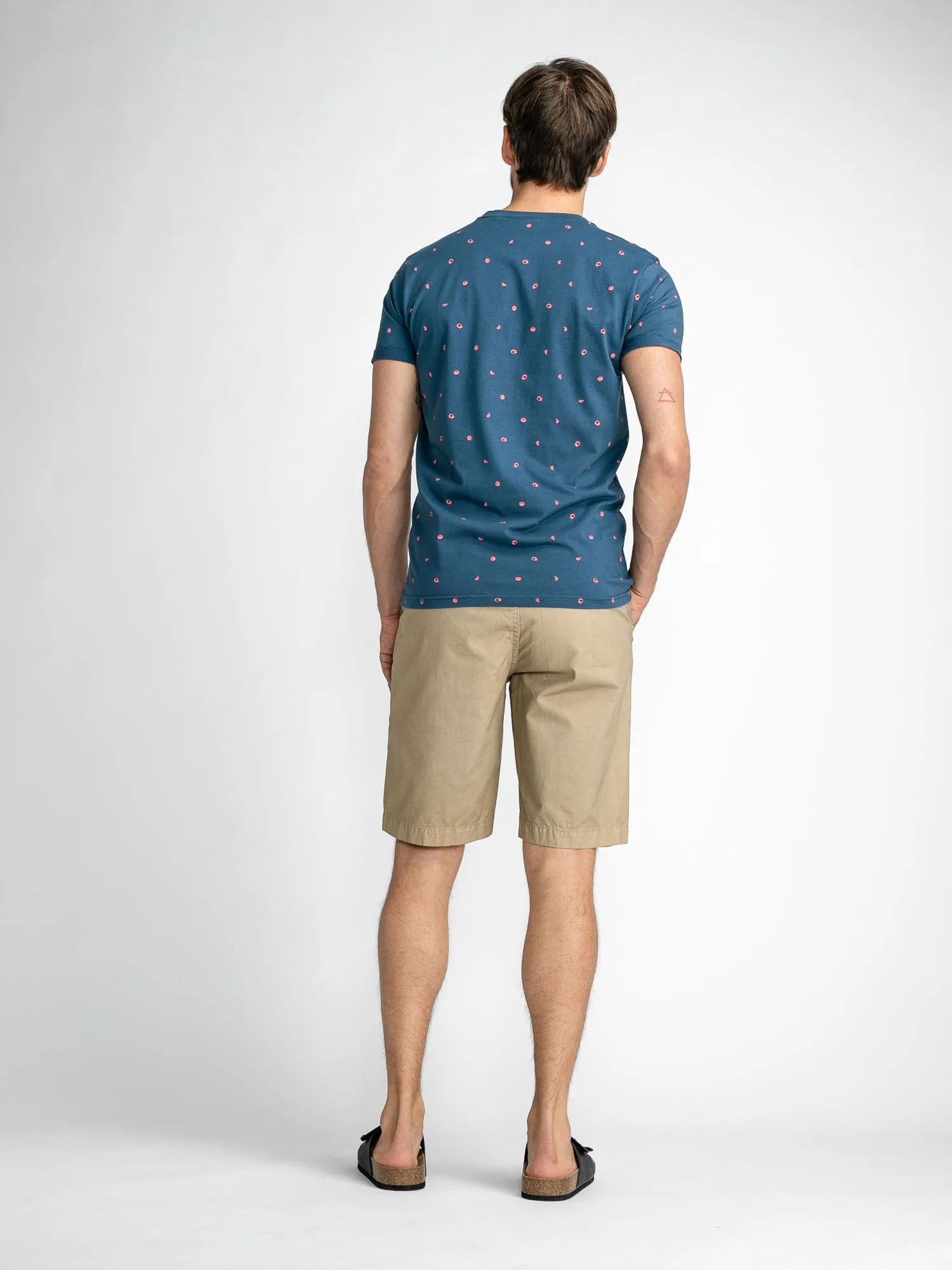 Belted chino shorts