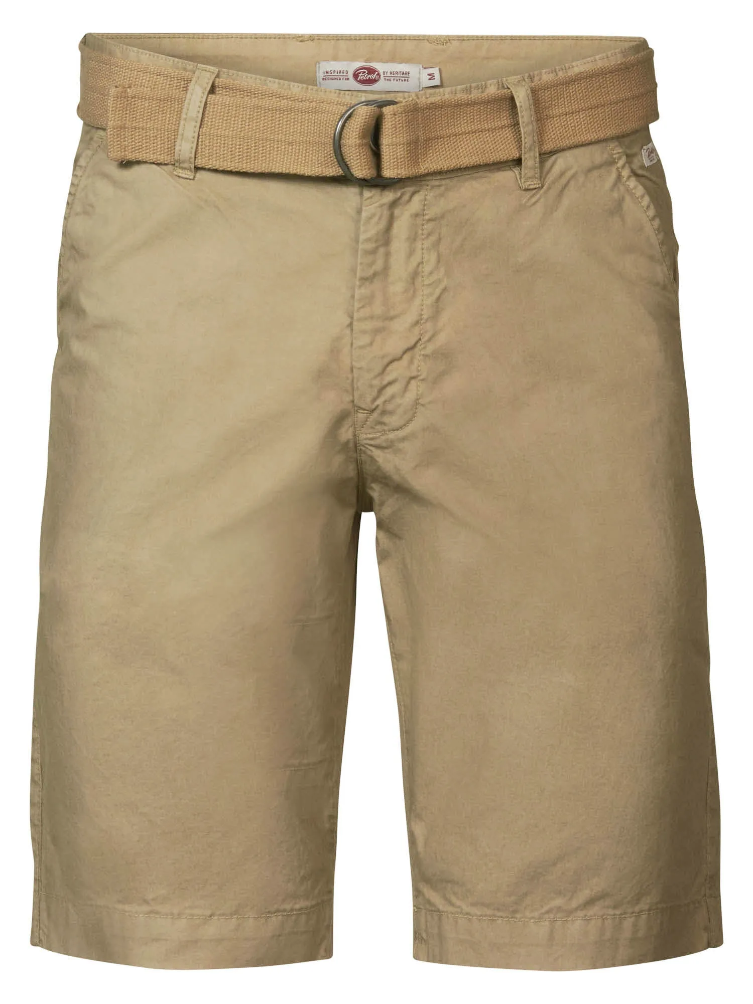 Belted chino shorts