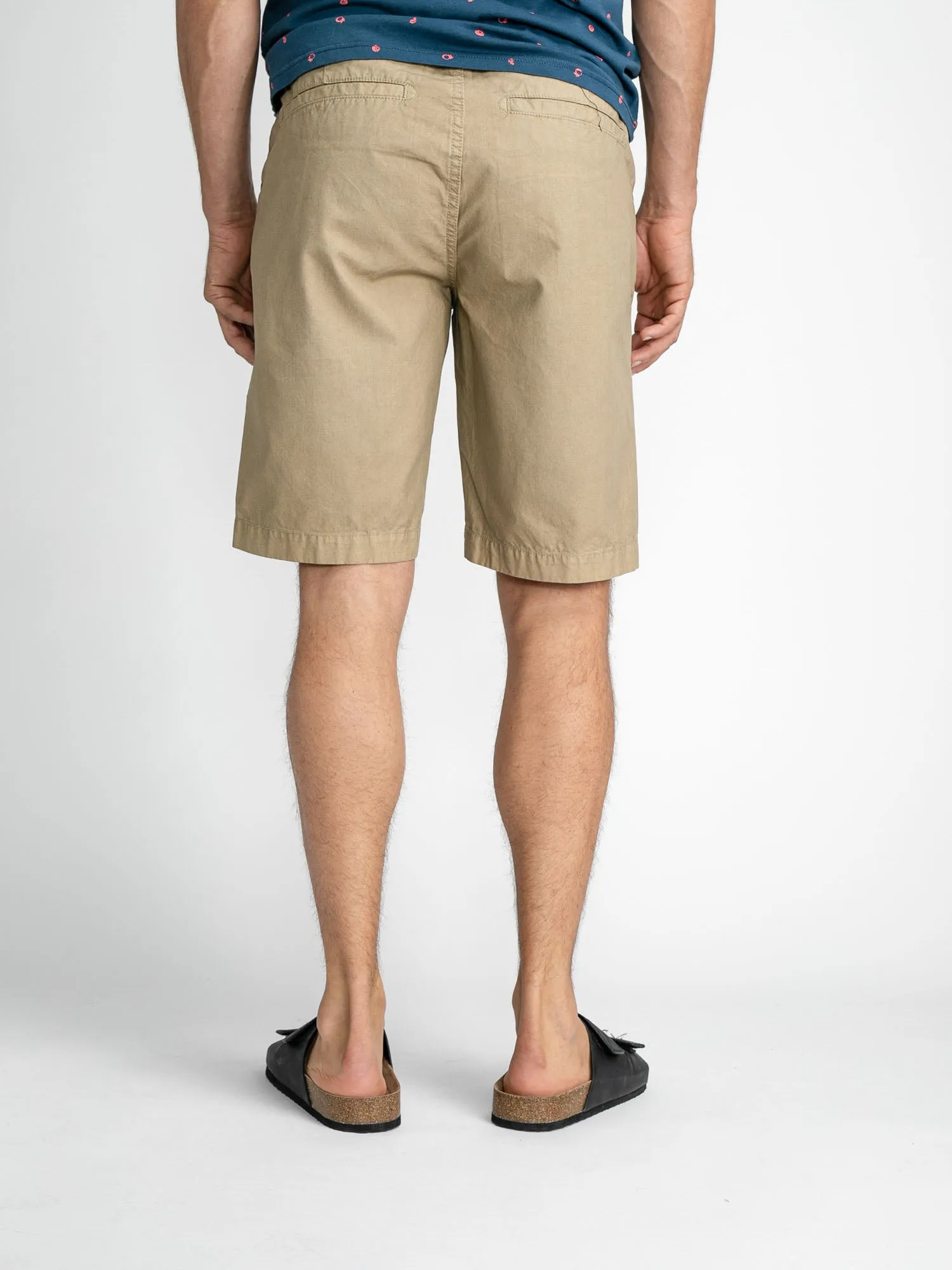 Belted chino shorts