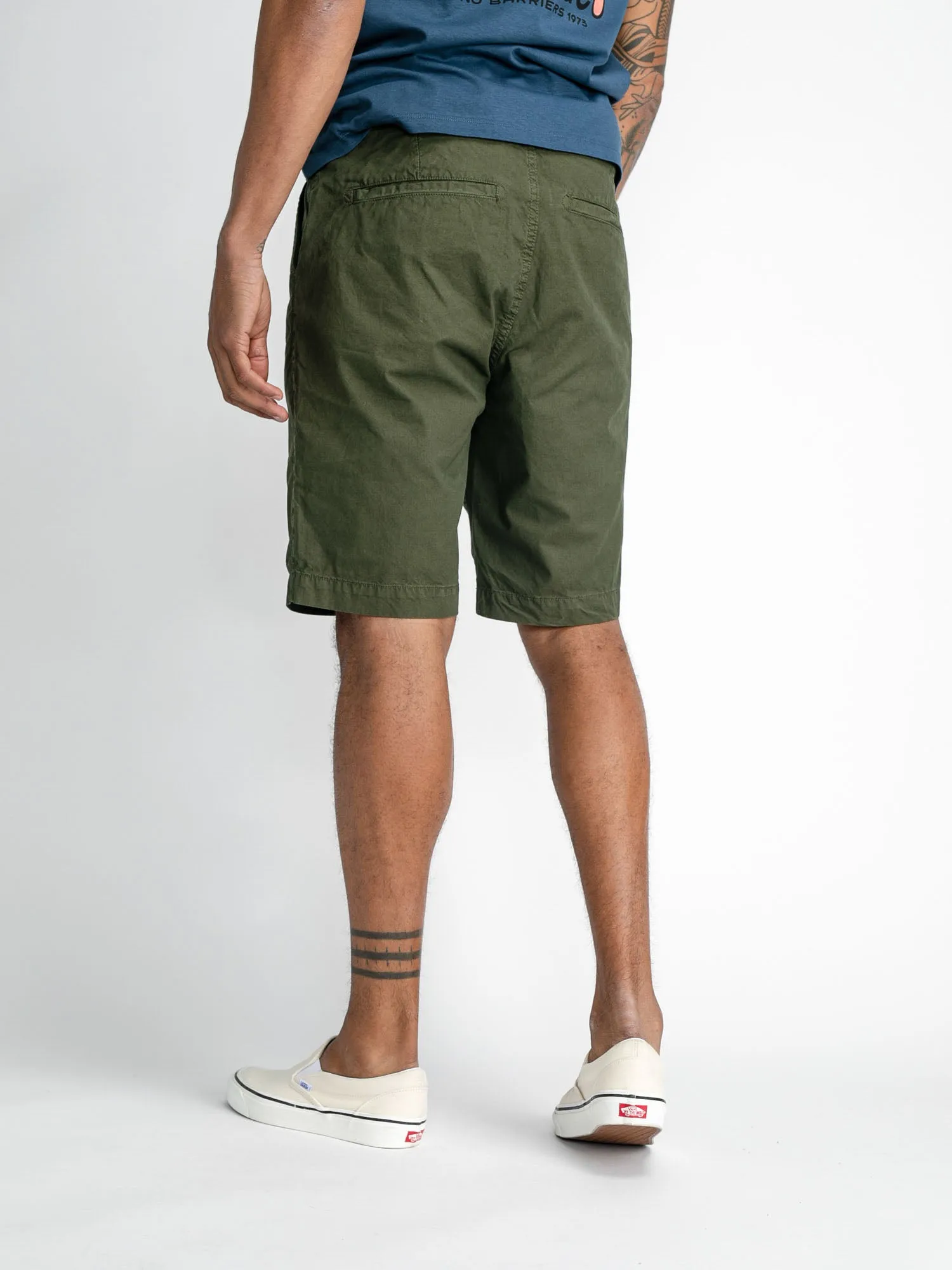 Belted chino shorts
