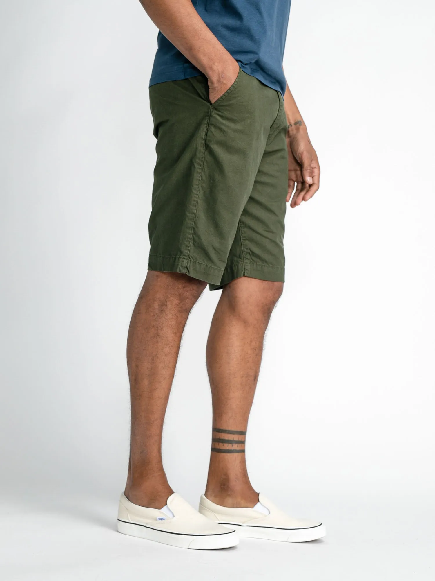 Belted chino shorts