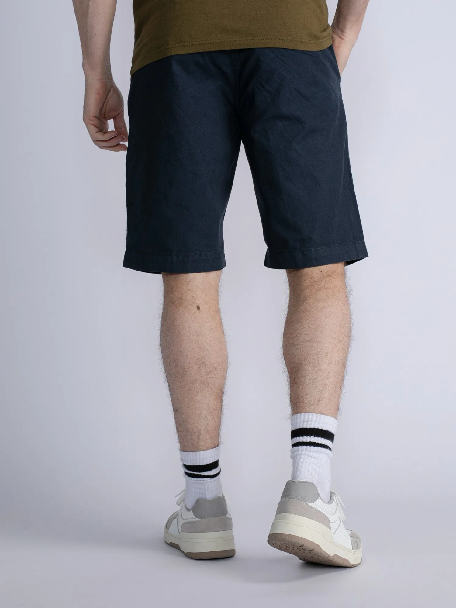 Belted chino shorts
