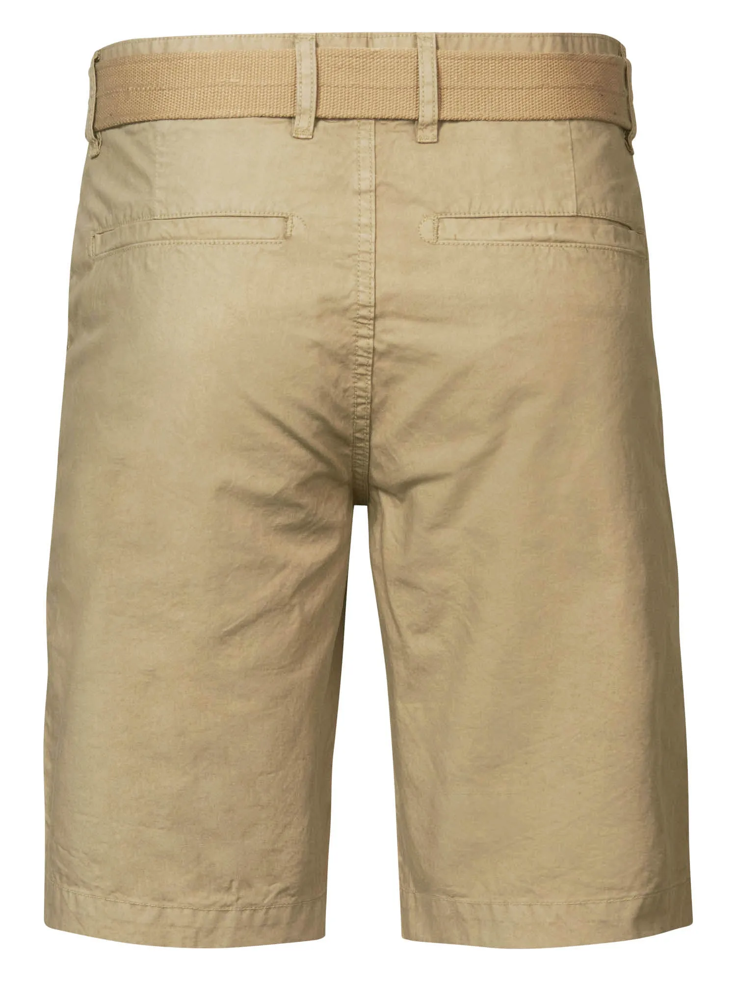 Belted chino shorts