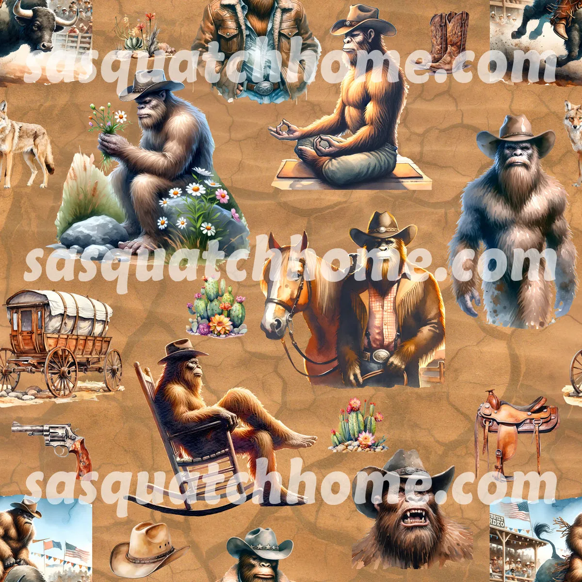 Bigfoot, Sasquatch Themed Women's Zipper T-Shirts