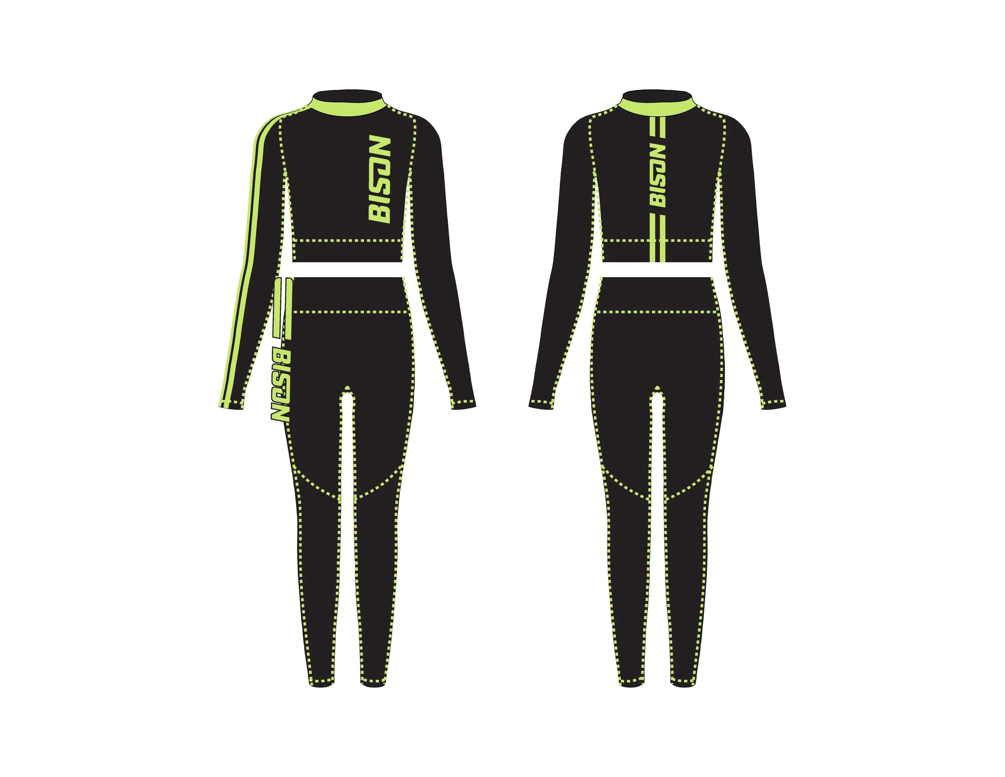 Bison Bright Future Colorway Motorcycle Racing Men's Undersuits