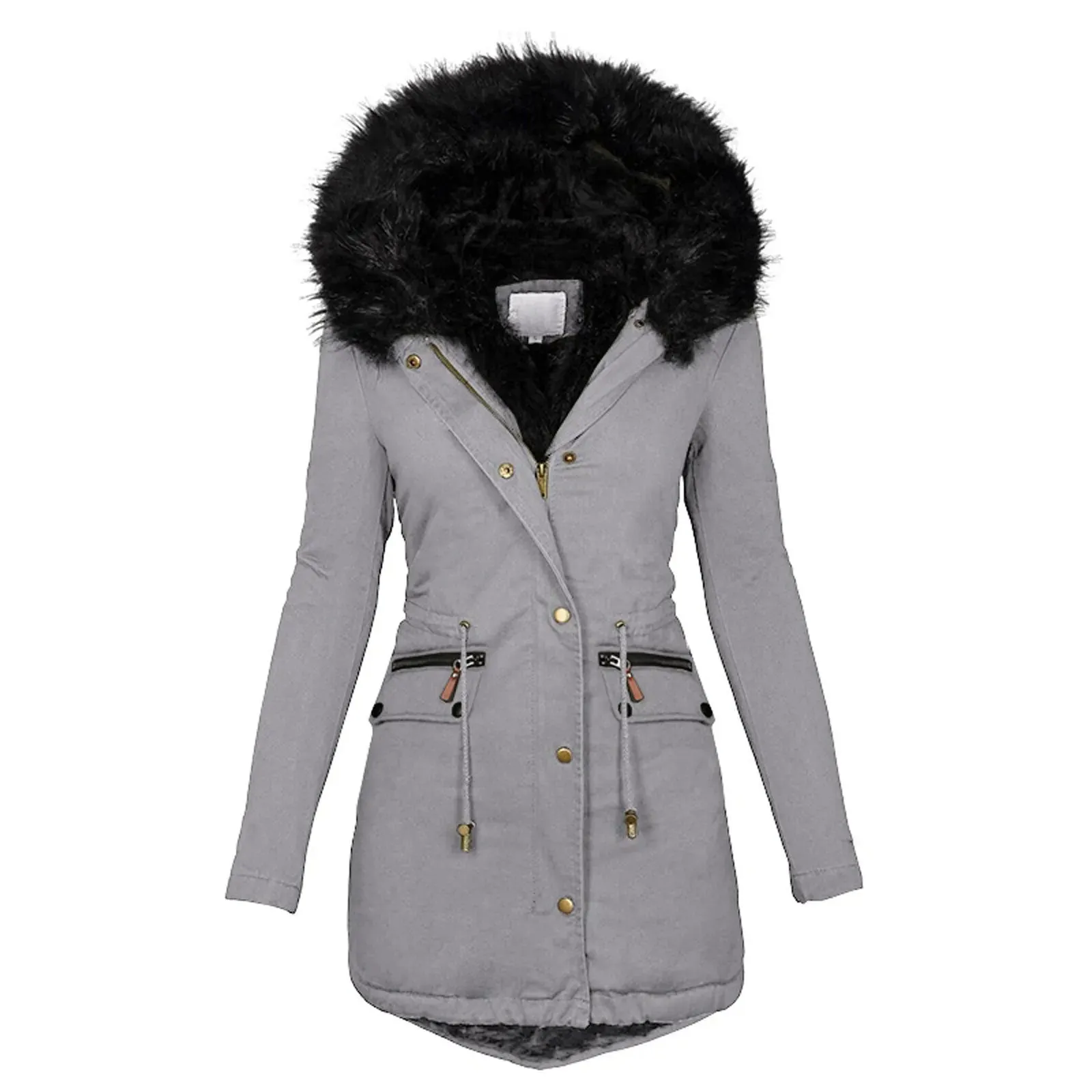 Bridget | Jacket with fur collar