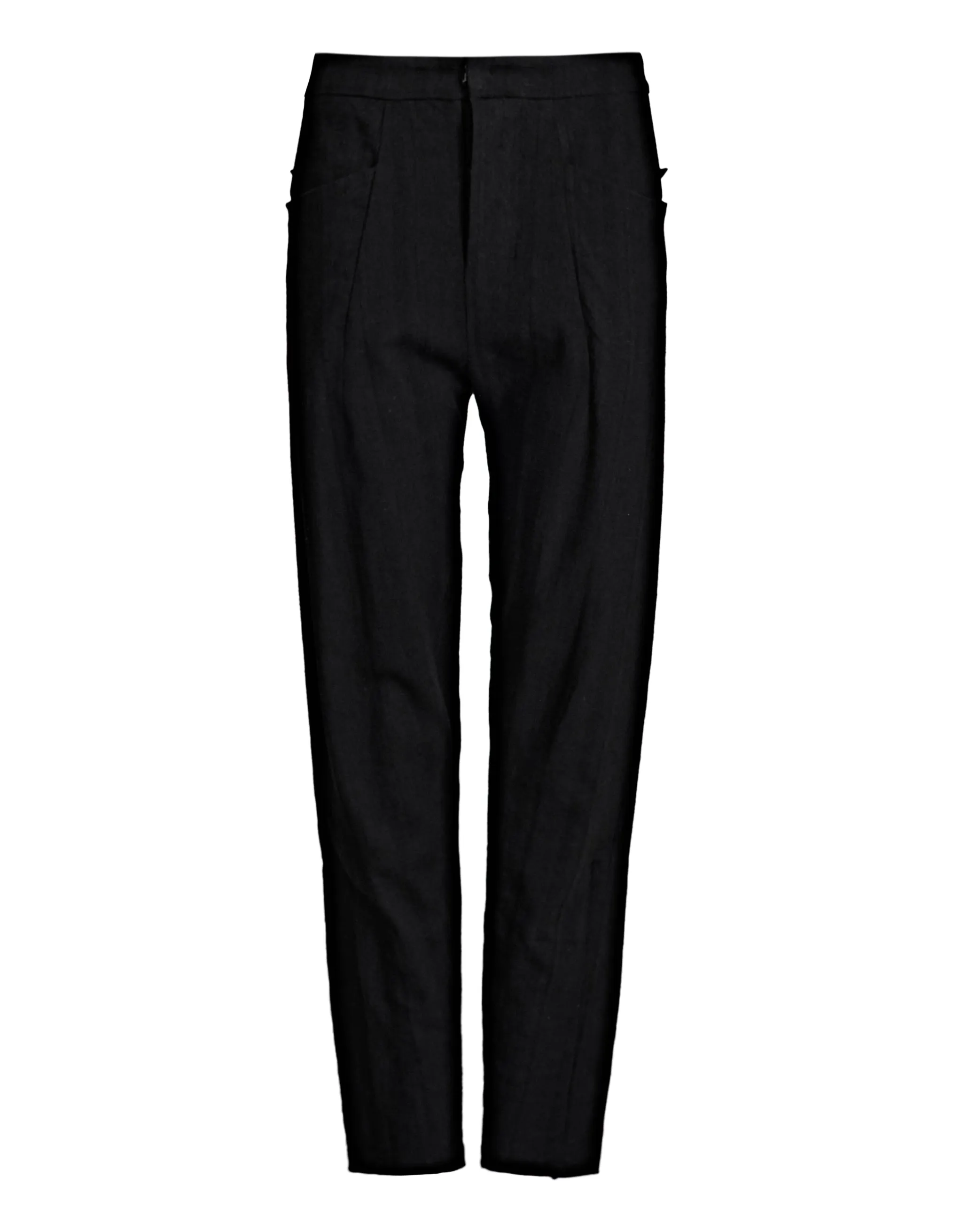 Buttoned Linen-Blend Pants