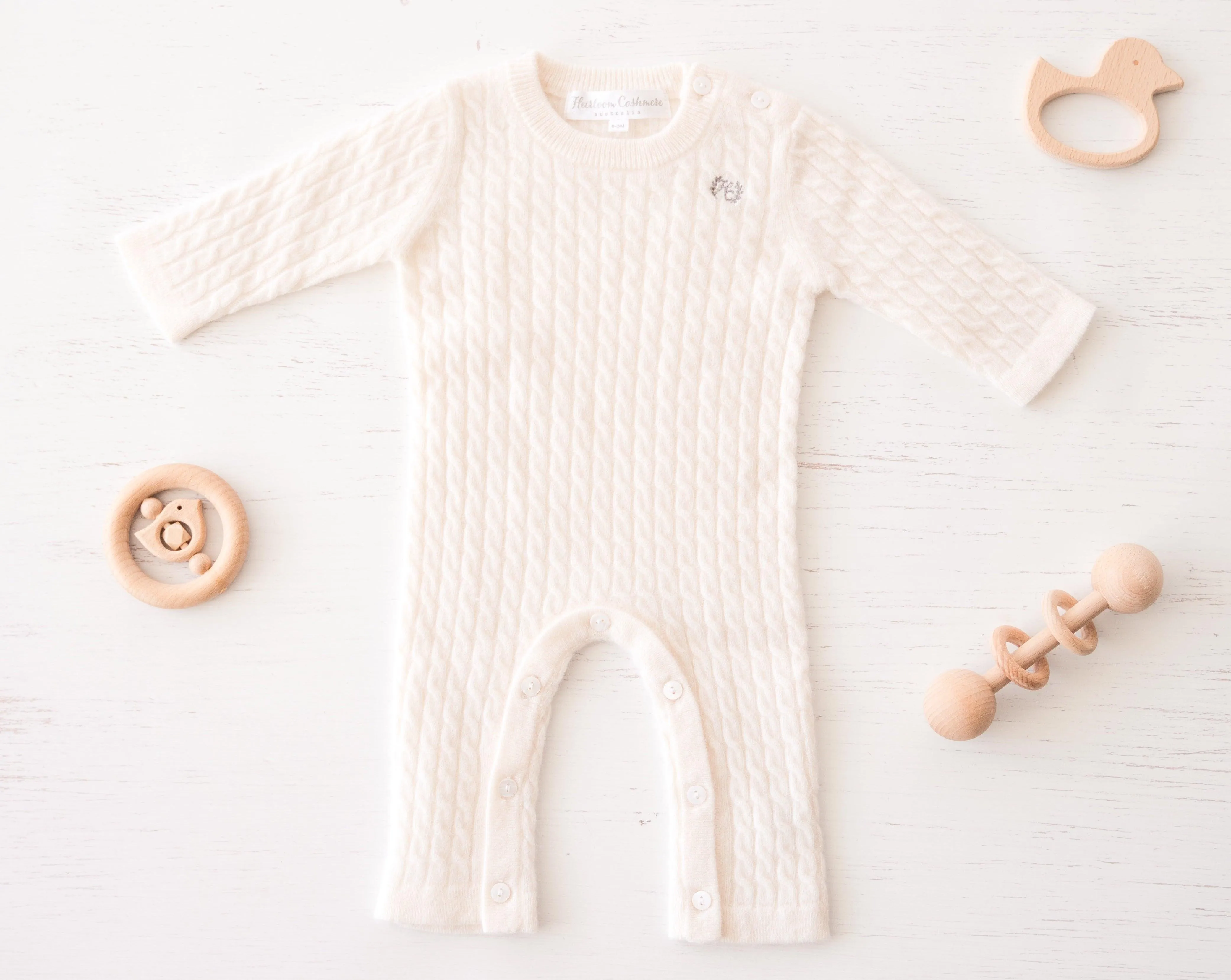 Cashmere Baby Romper