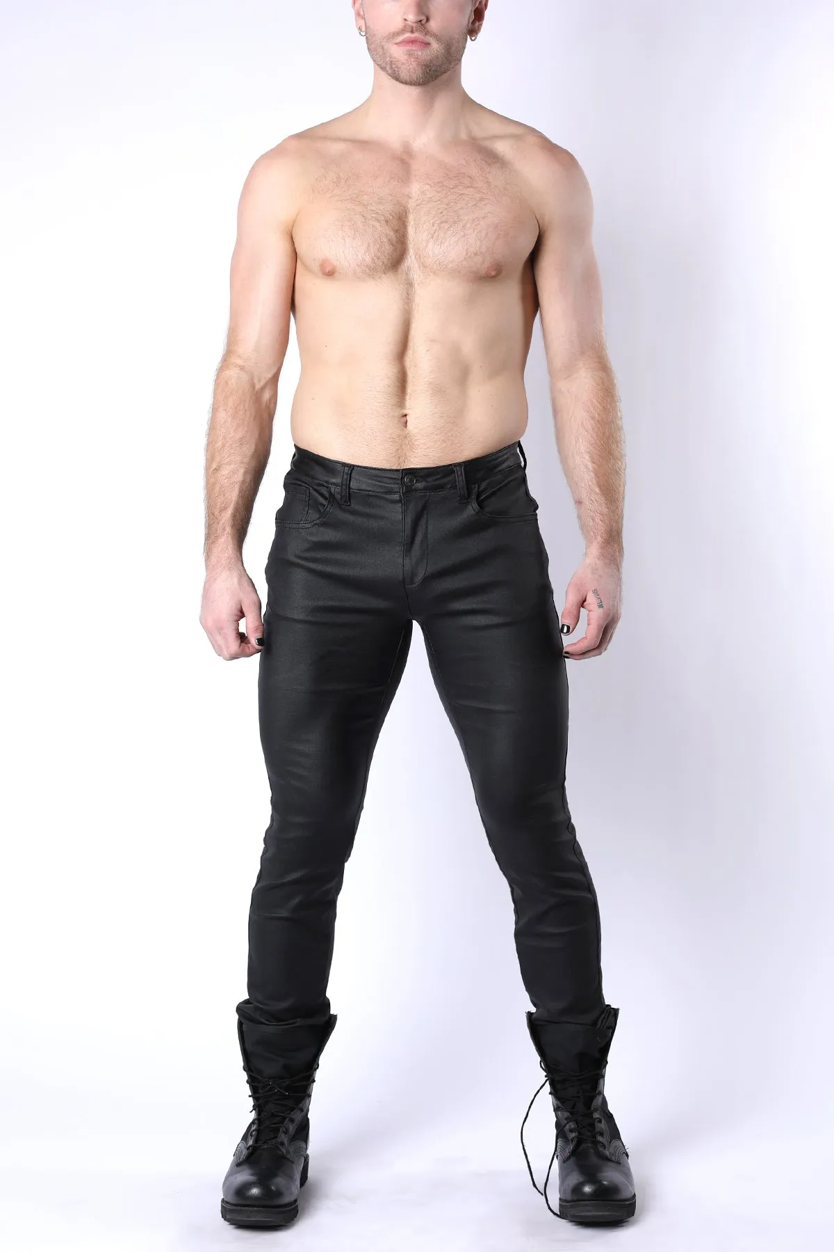 CELLBLOCK 13 TORO COATED ZIP PANT BLACK