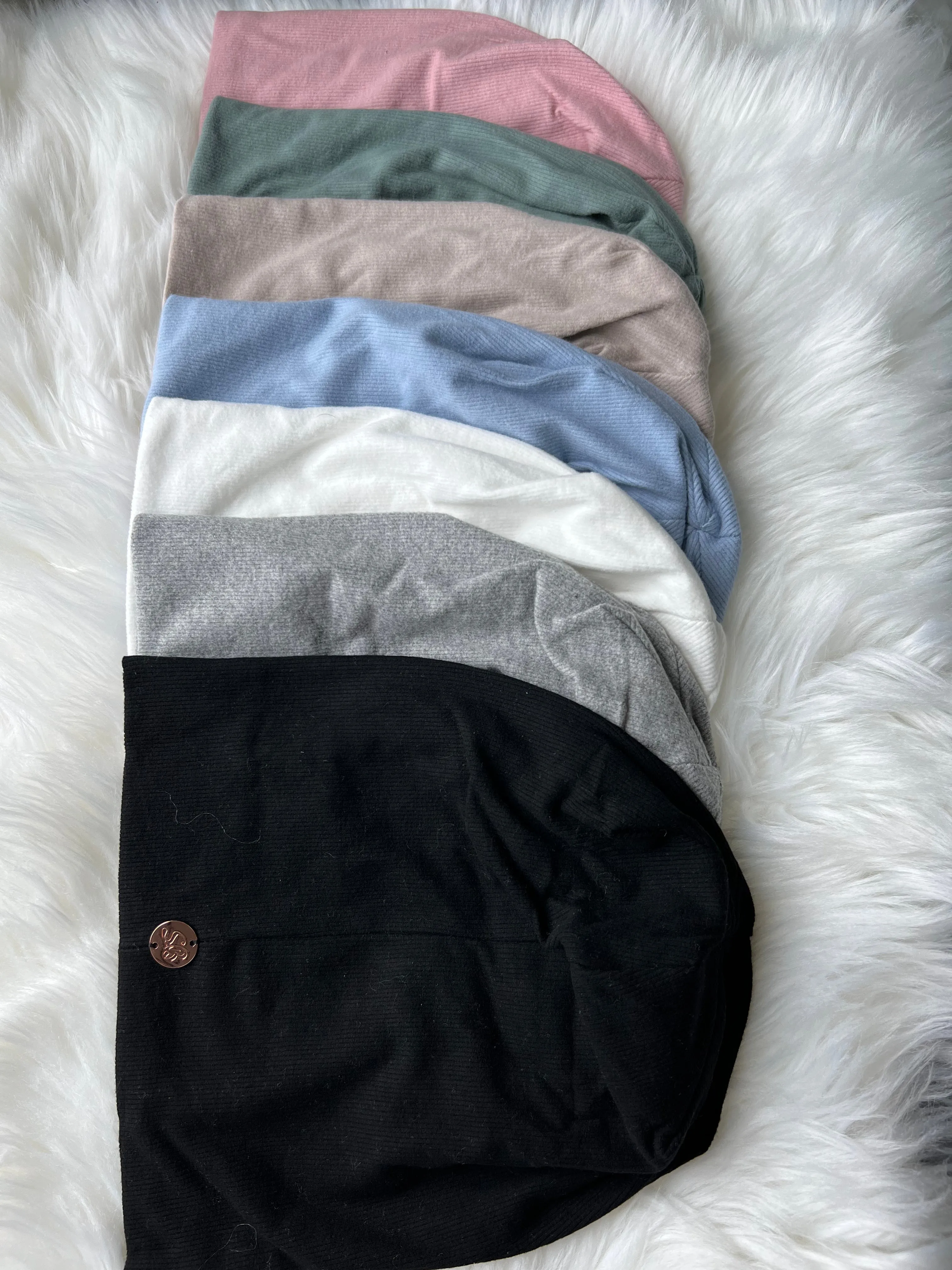 Classic Butter Soft Ribbed Beanie with Velvet Grip
