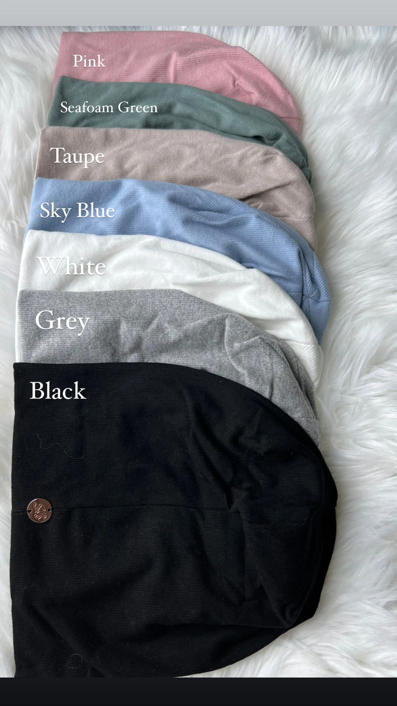 Classic Butter Soft Ribbed Beanie with Velvet Grip