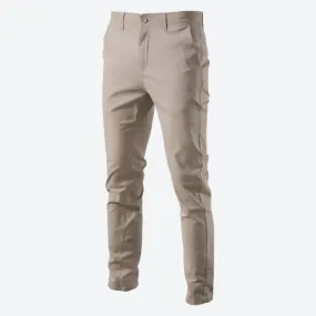 Classic Slim-Fit Casual Chino Pants