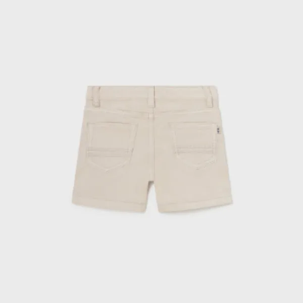 CREAM TWILL SHORT FOR BABY BOY