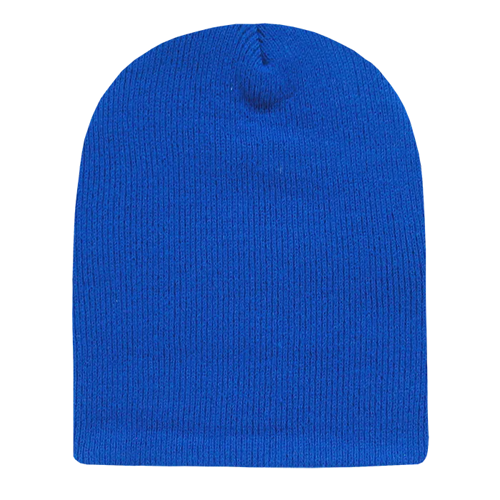 Decky KCS Short Beanie, Blank Knit Cap