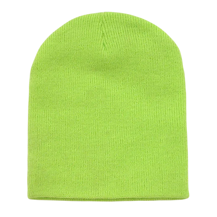 Decky KCS Short Beanie, Blank Knit Cap