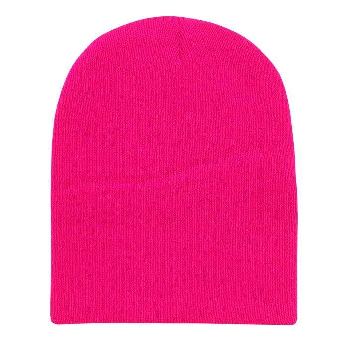 Decky KCS Short Beanie, Blank Knit Cap