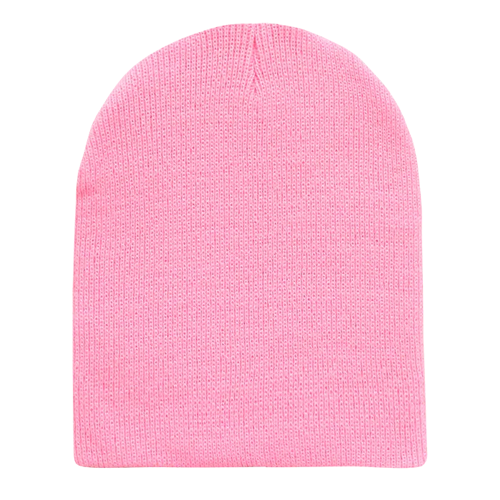 Decky KCS Short Beanie, Blank Knit Cap
