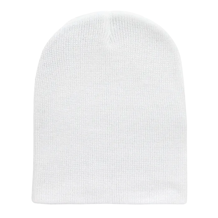 Decky KCS Short Beanie, Blank Knit Cap