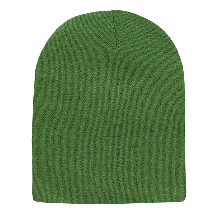 Decky KCS Short Beanie, Blank Knit Cap