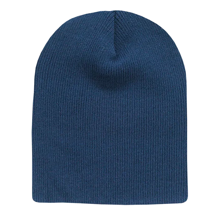 Decky KCS Short Beanie, Blank Knit Cap